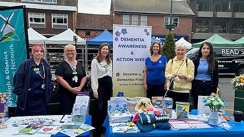Dementia Action Week Stand in Rayleigh High Street